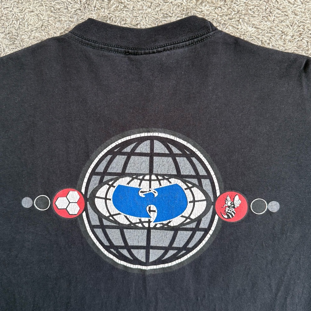 🔴Wu-Wear Shirt Size Large Wu-Tang Vintage Rare Ghostface Killah
